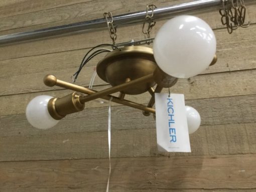 Brass Flush Mount Ceiling Light