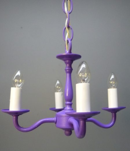 Wee Purple Chandelier