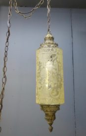 Vintage Hollywood Regency Swag Light