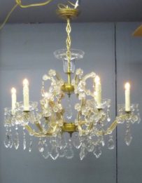 1960's Crystal Chandelier