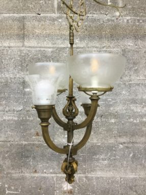 Heavy Brass Chandelier